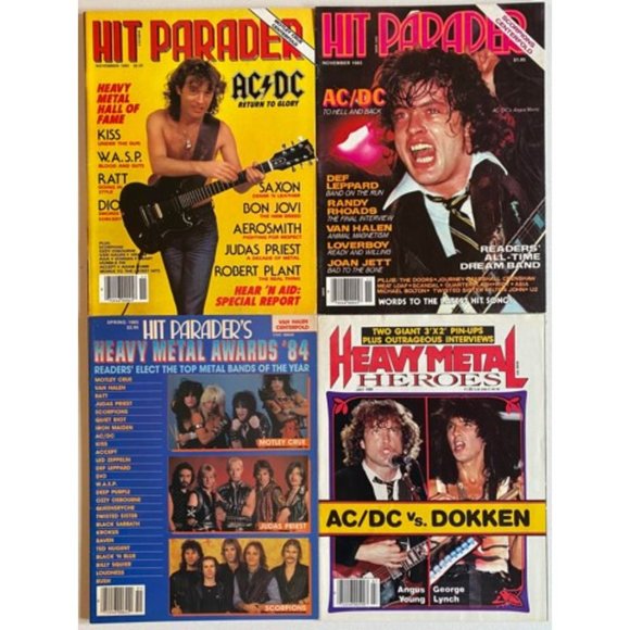 Other | Ac Dc Magazines With Giant Poster Dokken Giant Poster Scorpions ...